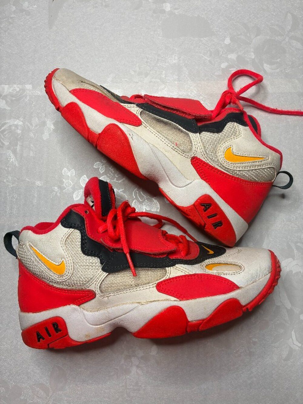 Nike Air Speed Turf Shoes Laser Orange GS Kid's Size 7Y (BQ9632-102)No Box
